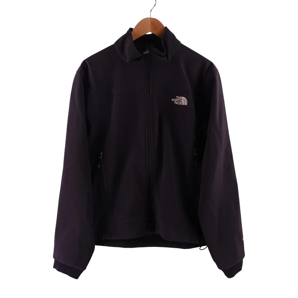 The North Face Apex Bionic Softshell Jacket Mens M Black Full Zip Windbreaker